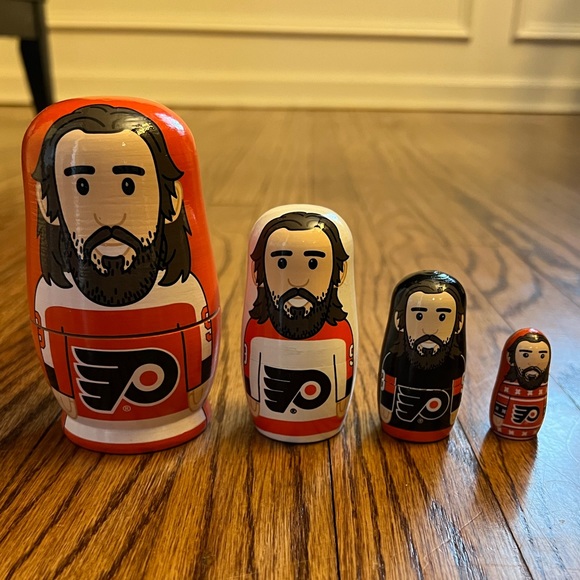 NIB Philadelphia Flyers Ivan Provorov Nesting Dolls - Picture 6 of 8